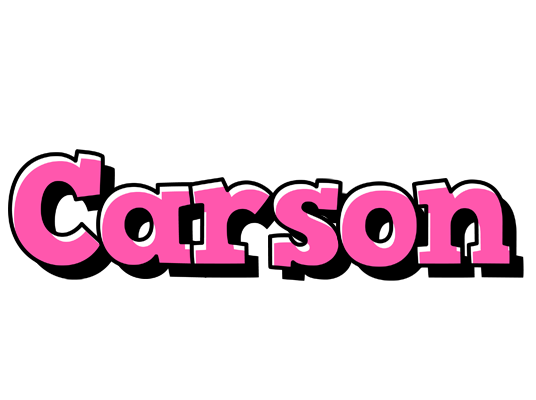 Carson girlish logo