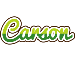 Carson golfing logo