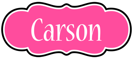 Carson invitation logo