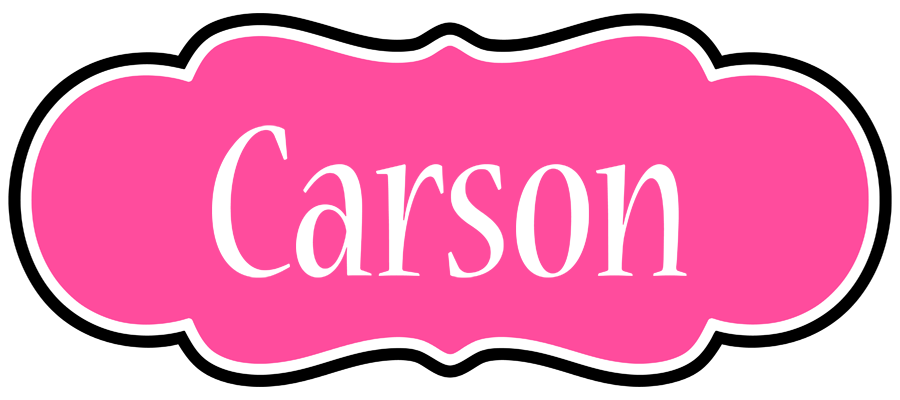 Carson invitation logo