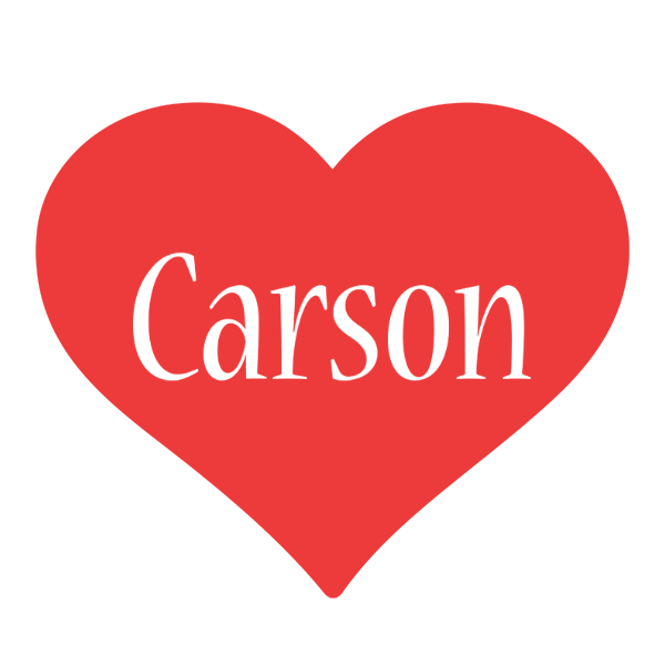 Carson love logo