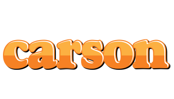 Carson orange logo