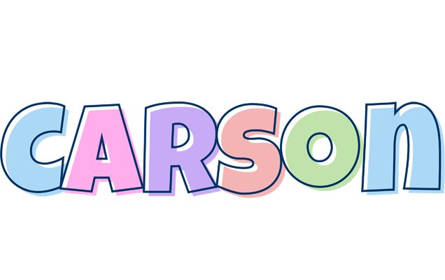 Carson pastel logo