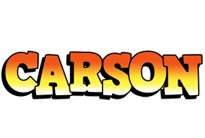 Carson sunset logo