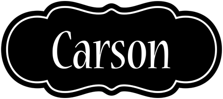 Carson welcome logo