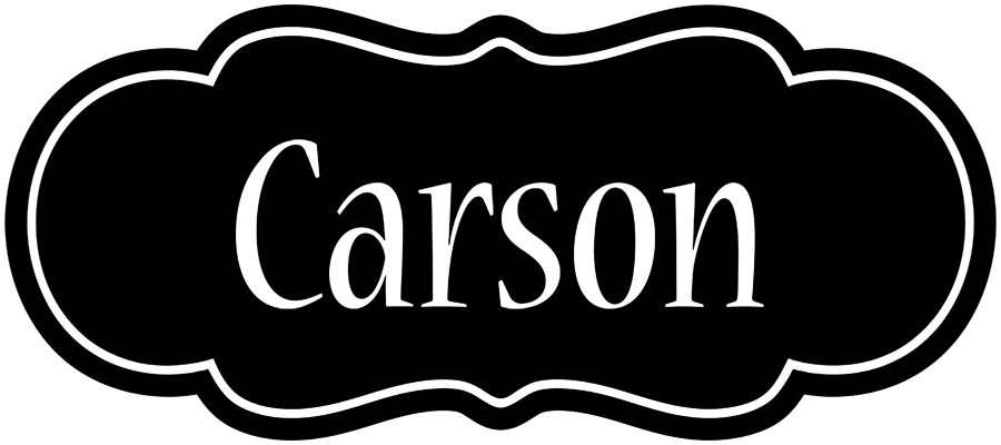 Carson welcome logo