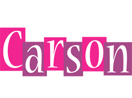 Carson whine logo