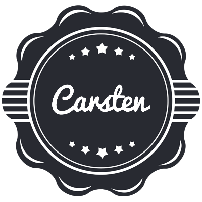 Carsten badge logo