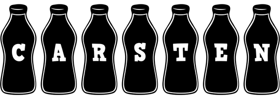 Carsten bottle logo