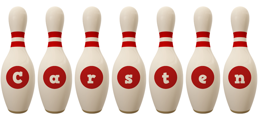 Carsten bowling-pin logo