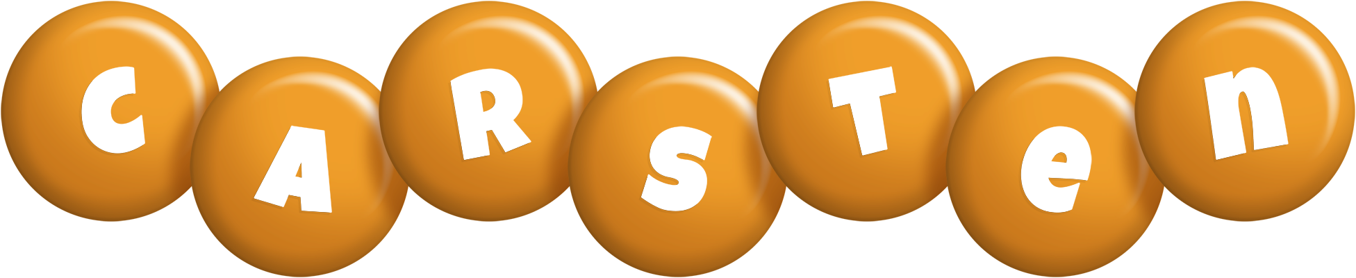 Carsten candy-orange logo