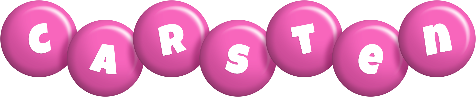 Carsten candy-pink logo