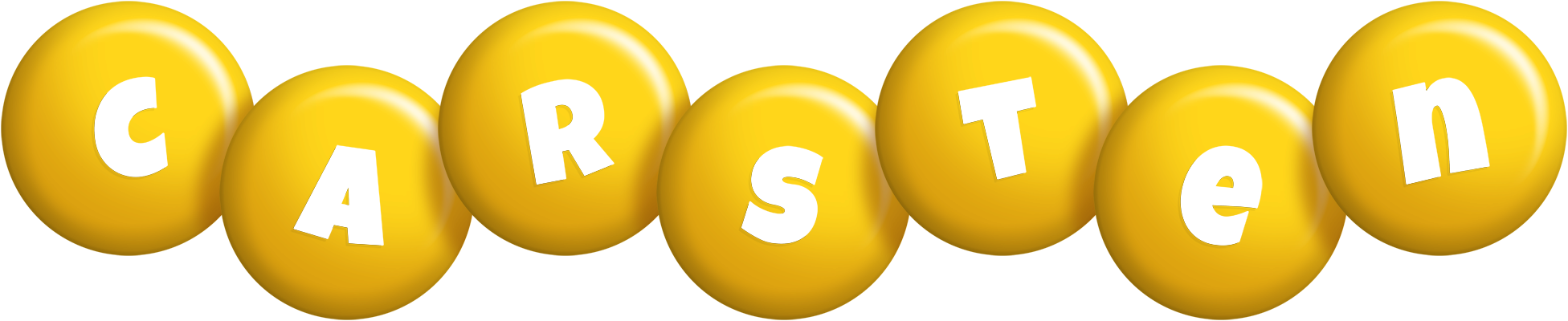 Carsten candy-yellow logo