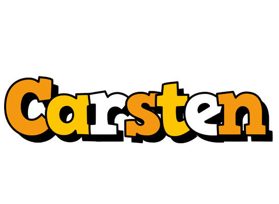 Carsten cartoon logo