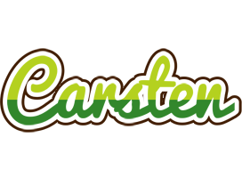 Carsten golfing logo