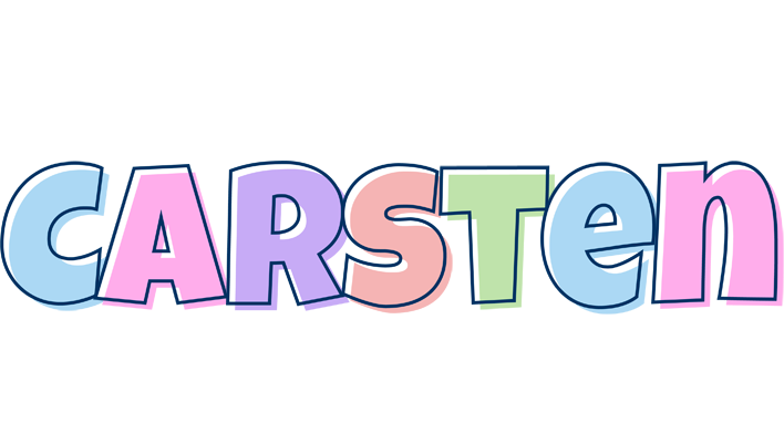 Carsten pastel logo