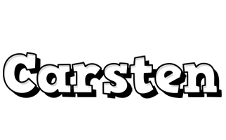 Carsten snowing logo