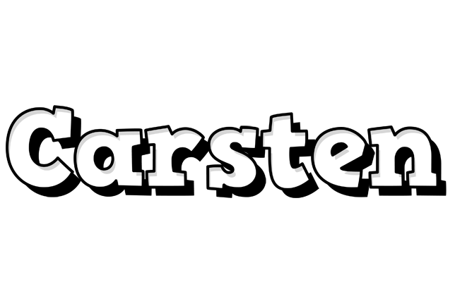 Carsten snowing logo