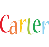 Carter birthday logo
