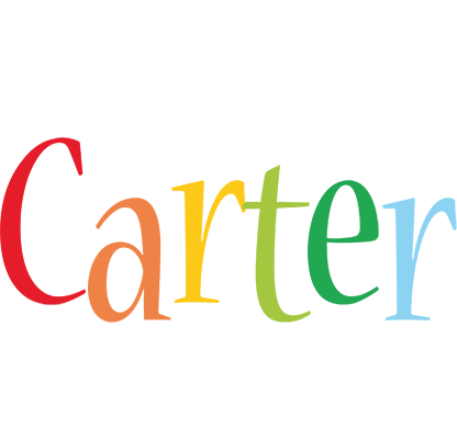 Carter birthday logo