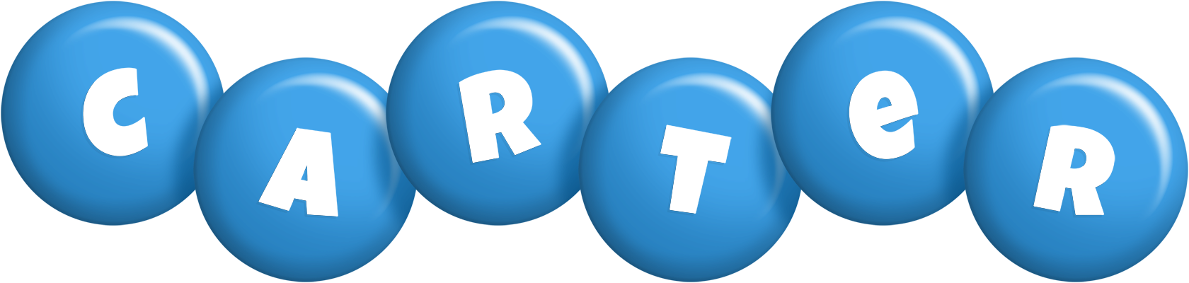 Carter candy-blue logo