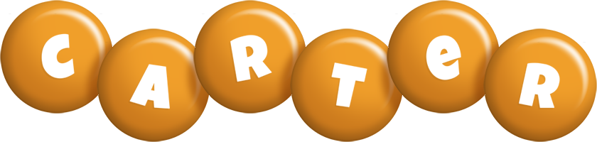 Carter candy-orange logo