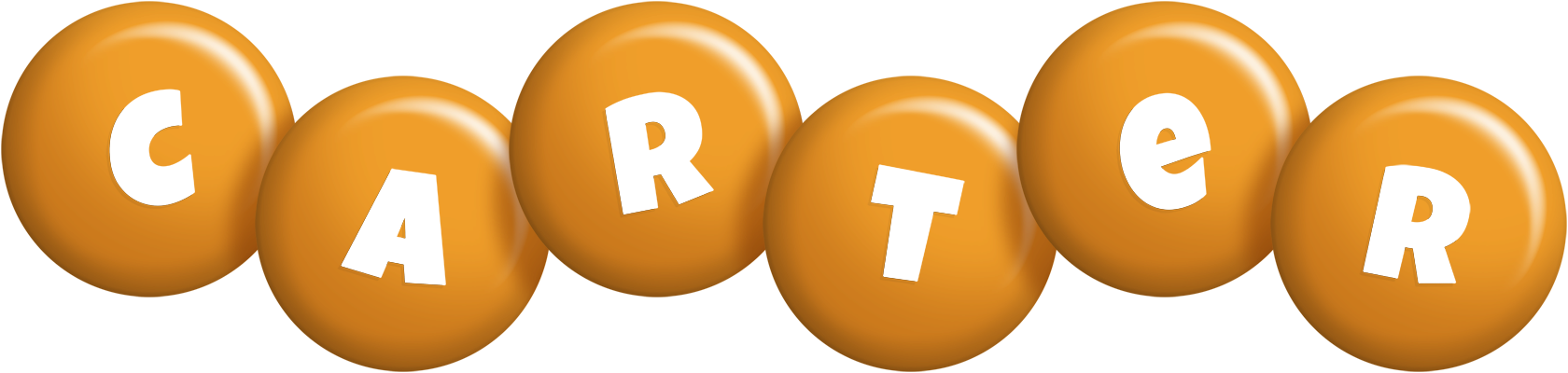 Carter candy-orange logo
