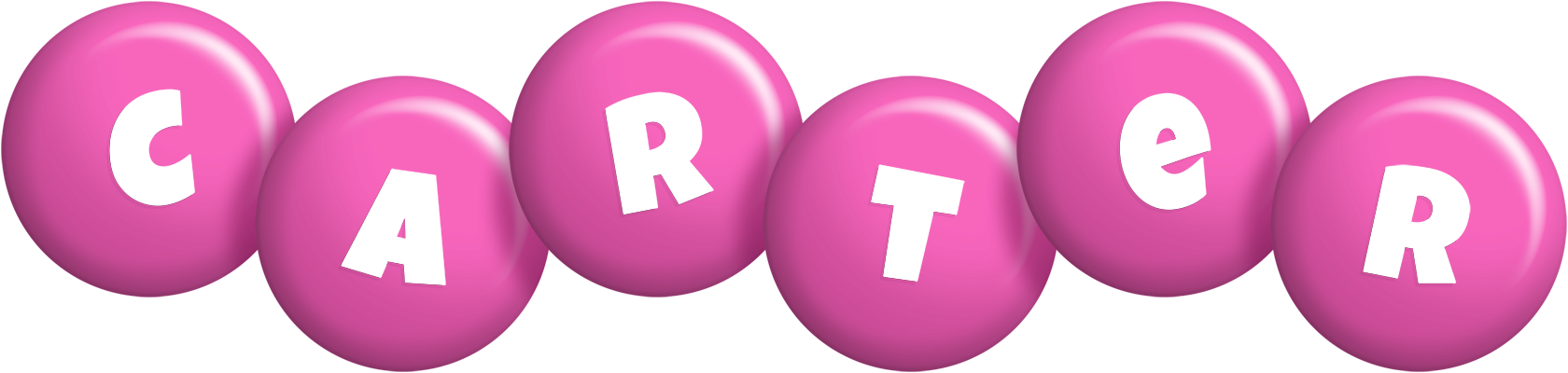 Carter candy-pink logo