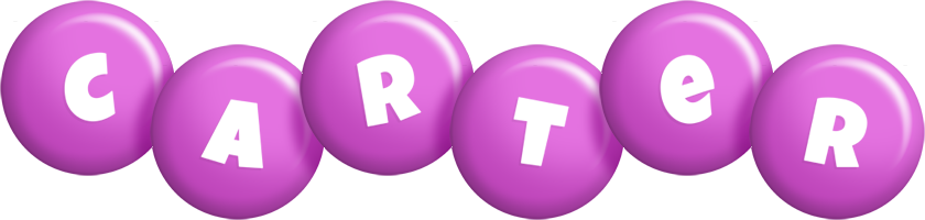 Carter candy-purple logo