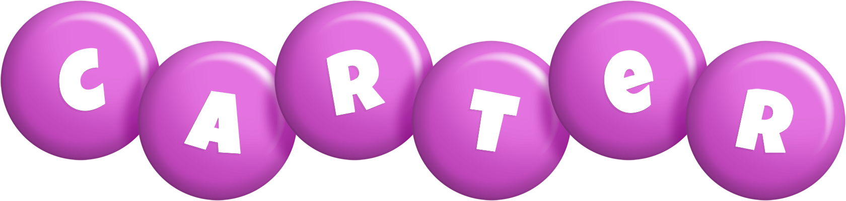 Carter candy-purple logo