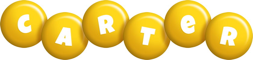 Carter candy-yellow logo