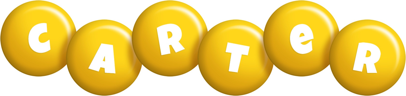 Carter candy-yellow logo