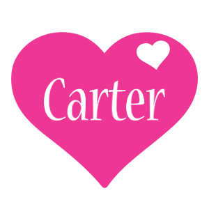 Carter love-heart logo