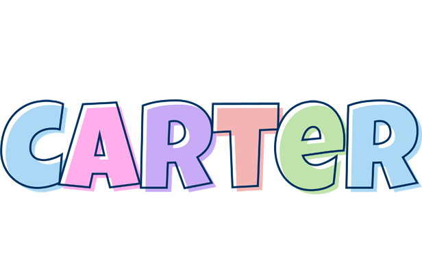 Carter pastel logo
