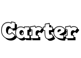 Carter snowing logo