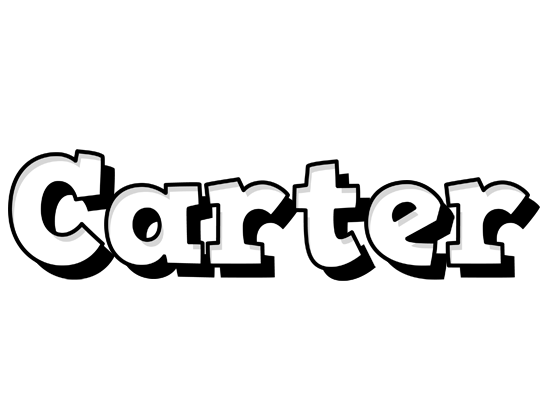 Carter snowing logo