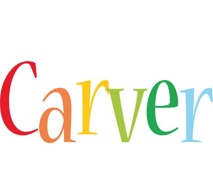 Carver birthday logo