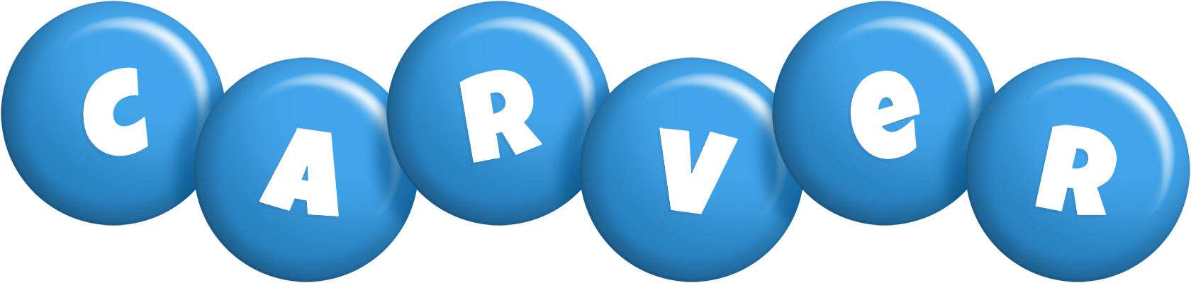 Carver candy-blue logo