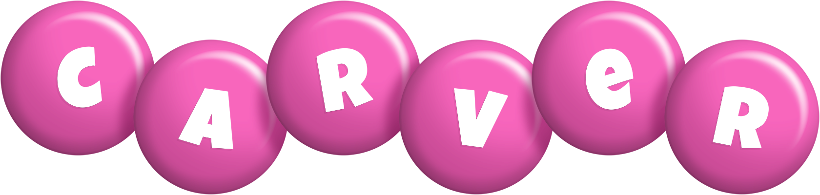 Carver candy-pink logo