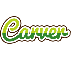 Carver golfing logo