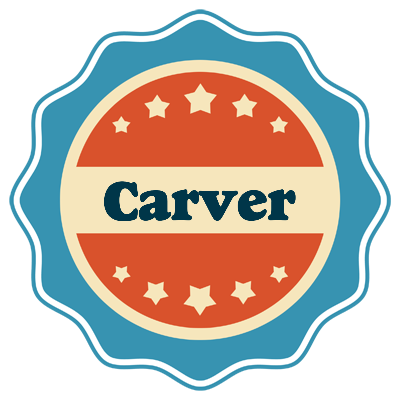 Carver labels logo