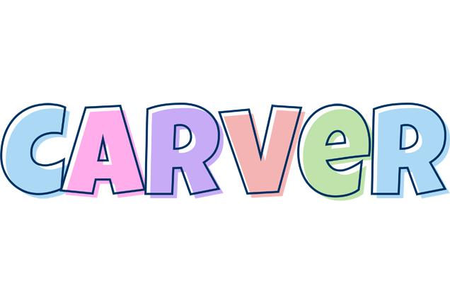 Carver pastel logo