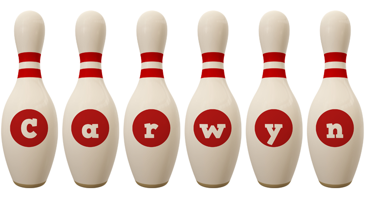 Carwyn bowling-pin logo