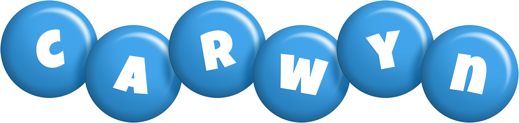 Carwyn candy-blue logo