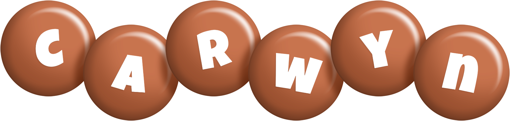 Carwyn candy-brown logo