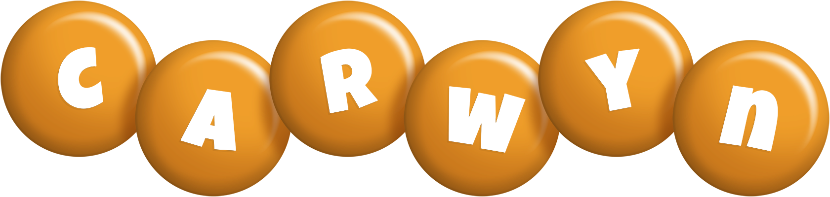 Carwyn candy-orange logo
