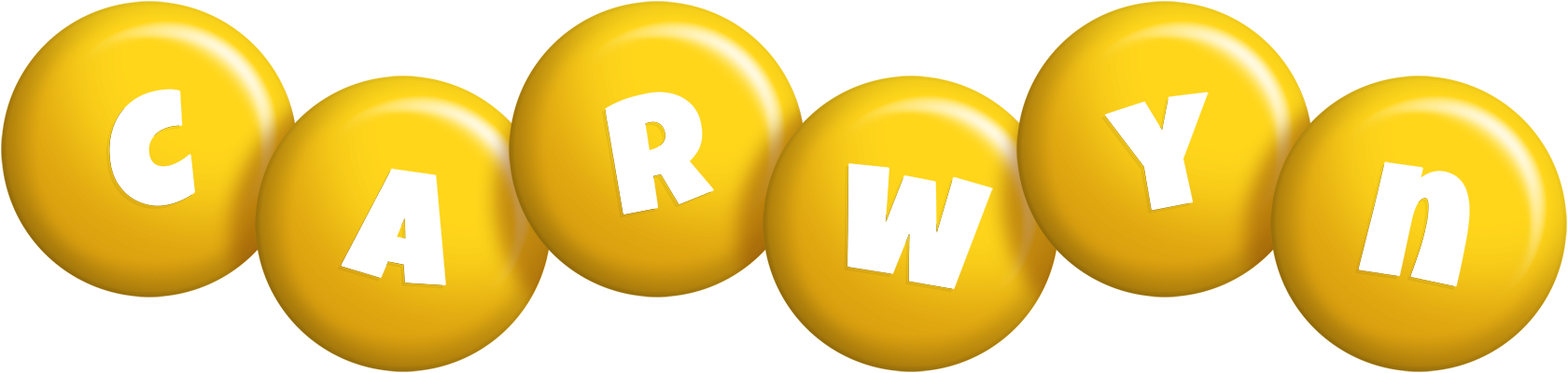 Carwyn candy-yellow logo