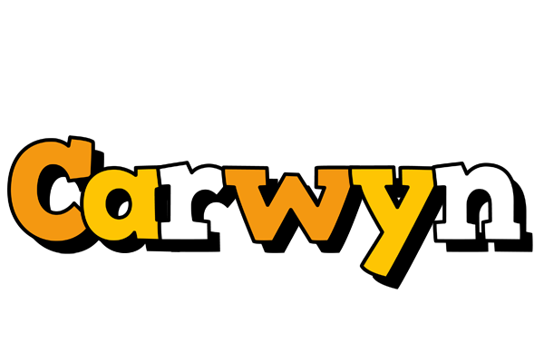 Carwyn cartoon logo