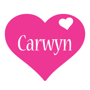 Carwyn love-heart logo