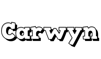 Carwyn snowing logo